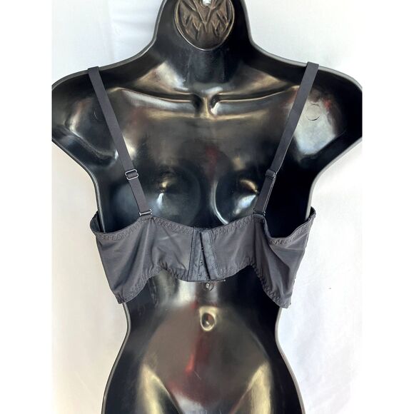 Maidenform Black Lace Sexy Overbust Bra Size 38D RN15763 Witchy Date Lingerie - Picture 4 of 8